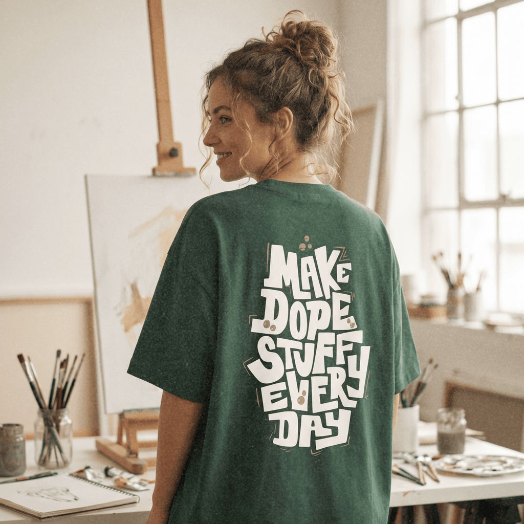 MAKE DOPE STUFF EVERYDAY Forest Tee