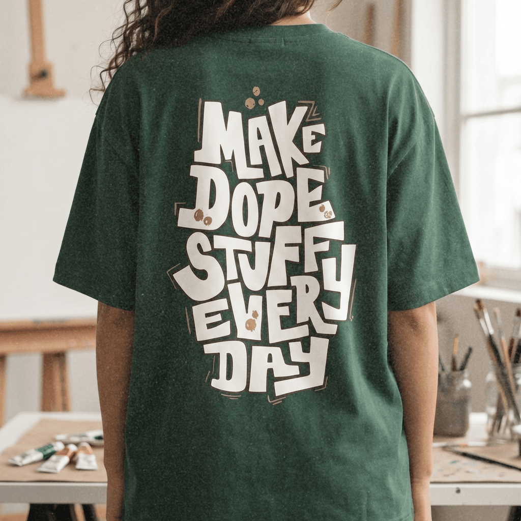 MAKE DOPE STUFF EVERYDAY Forest Tee
