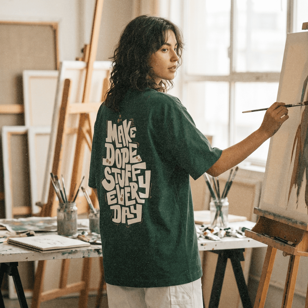 MAKE DOPE STUFF EVERYDAY Forest Tee