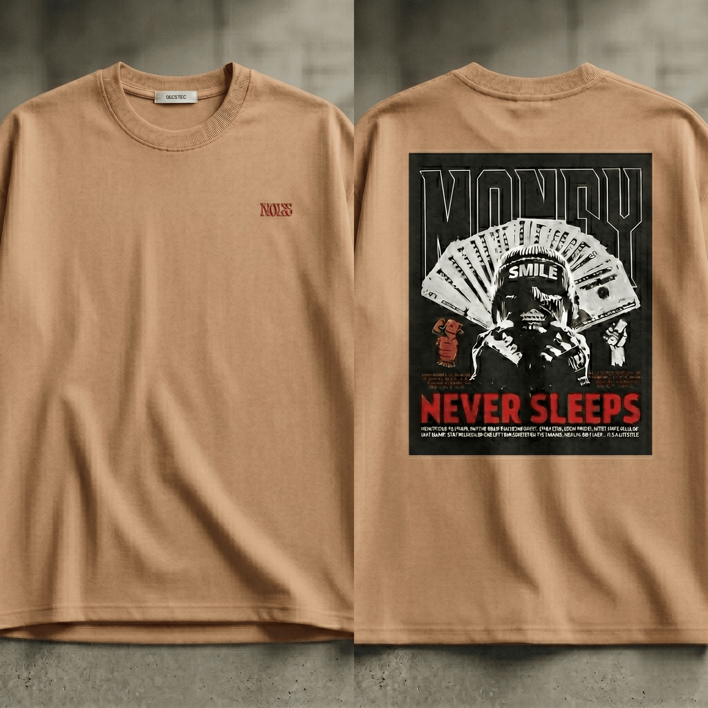 MONEY NEVER SLEEPS TEE